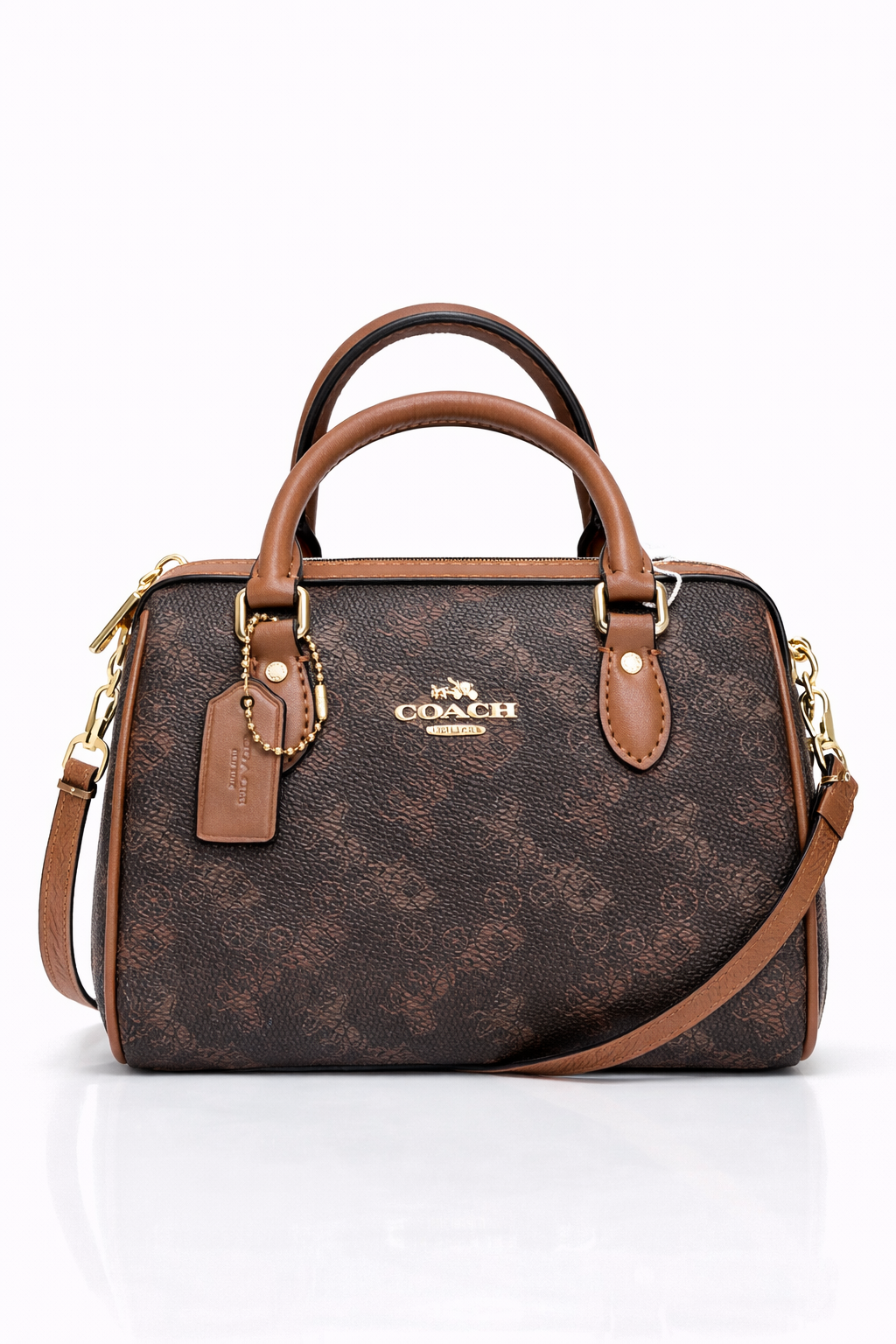 Coach Rowan Satchel Bag In Signature Canvas