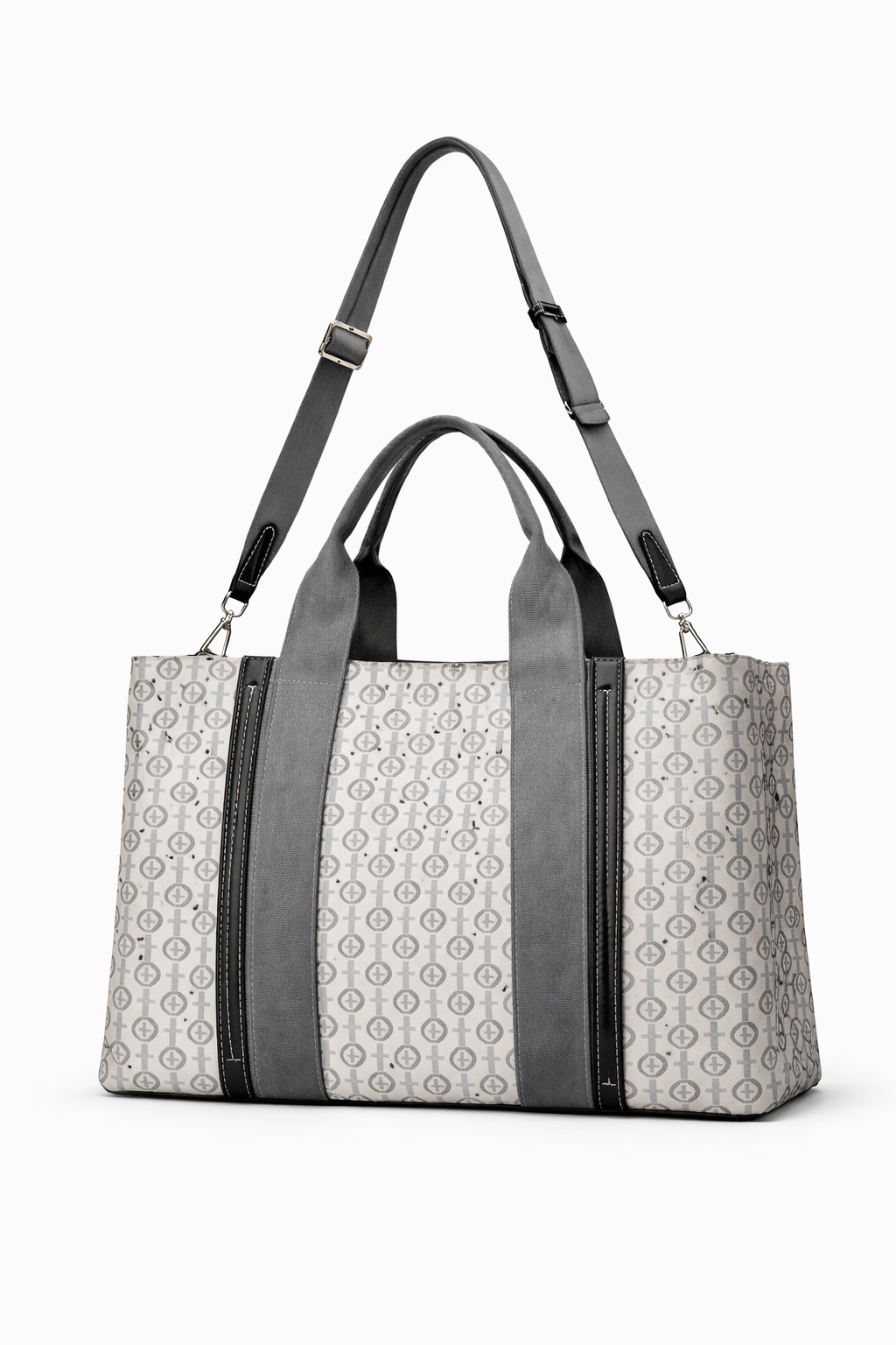 David Jones Signature Monogram Tote Bag