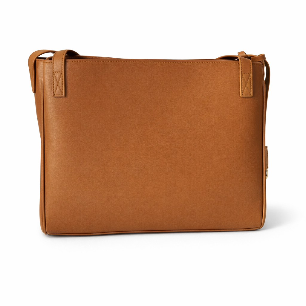 Classic Tan Leather Tote by Balenciaga