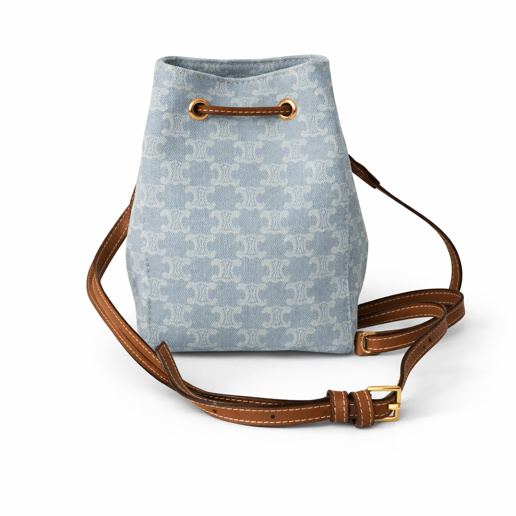 Celine MICRO SAILOR IN TRIOMPHE CANVAS AND CALFSKIN