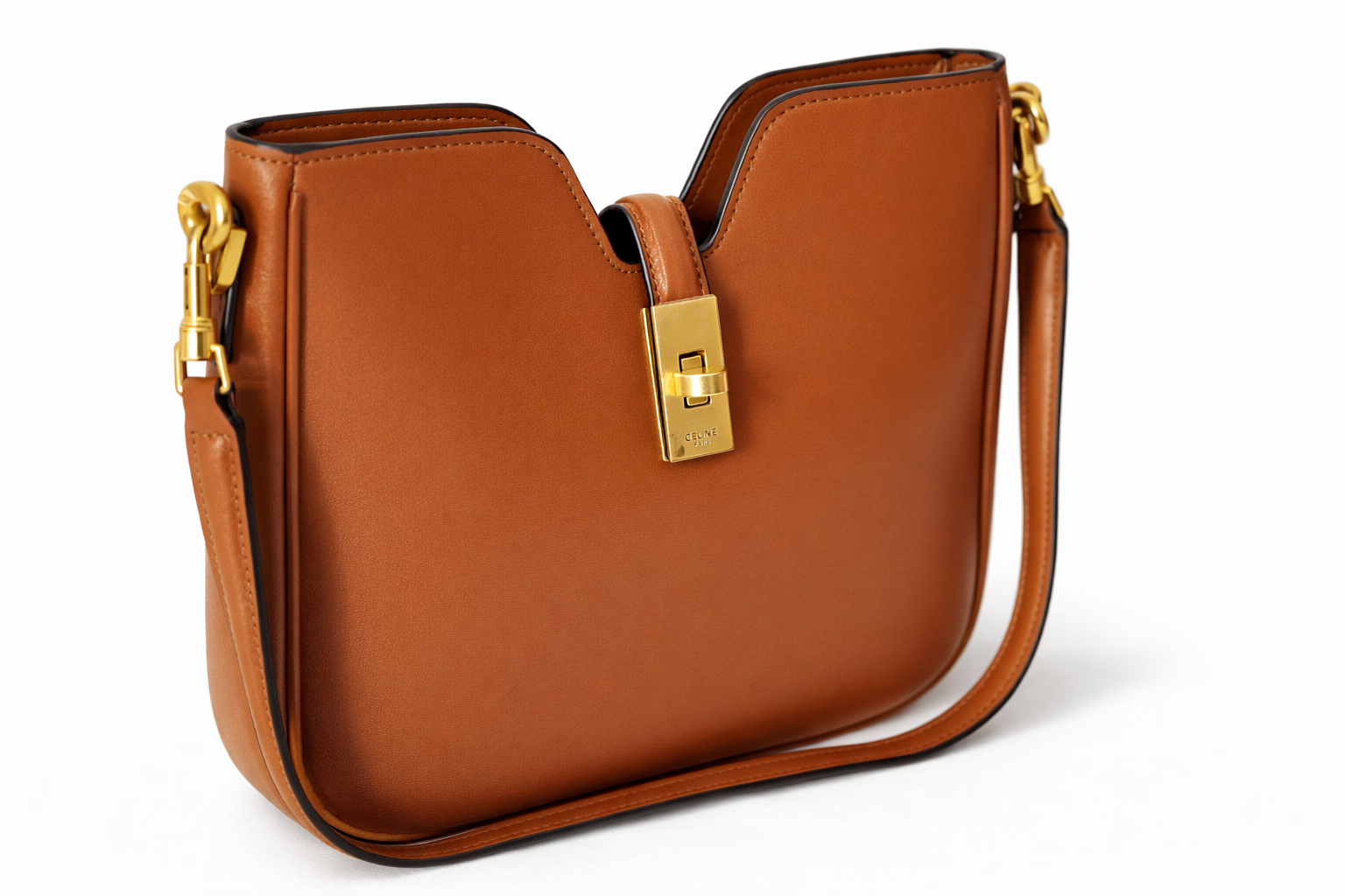 Camille Leather Shoulder Bag by CELINE