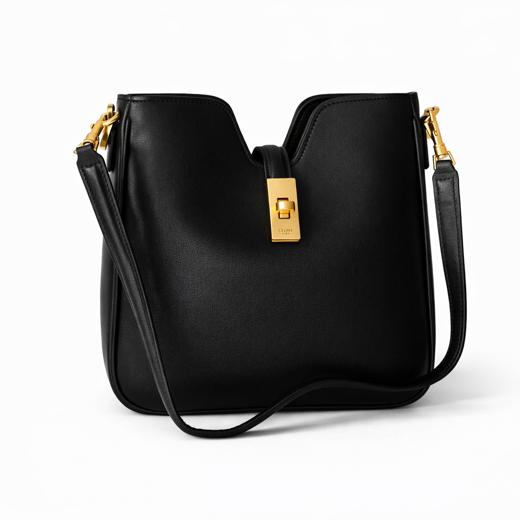 Camille Leather Shoulder Bag by CELINE
