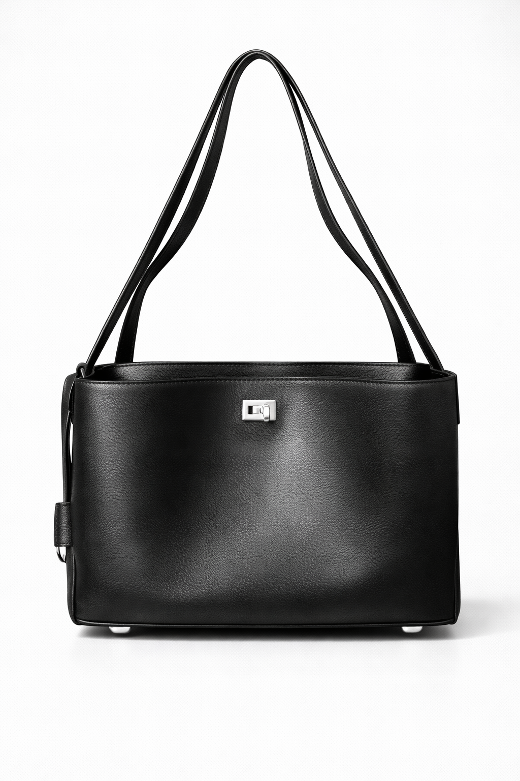 Classic Black Leather Tote by Balenciaga