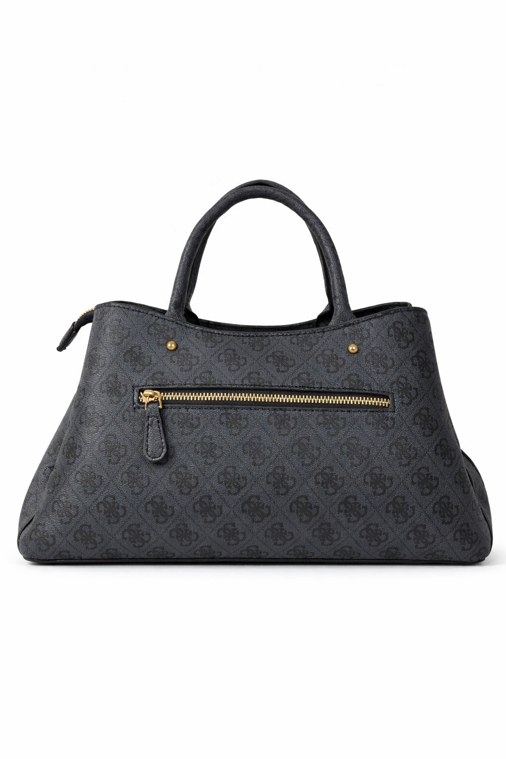 GUESS Quattro G Logo Printed Satchel Bag
