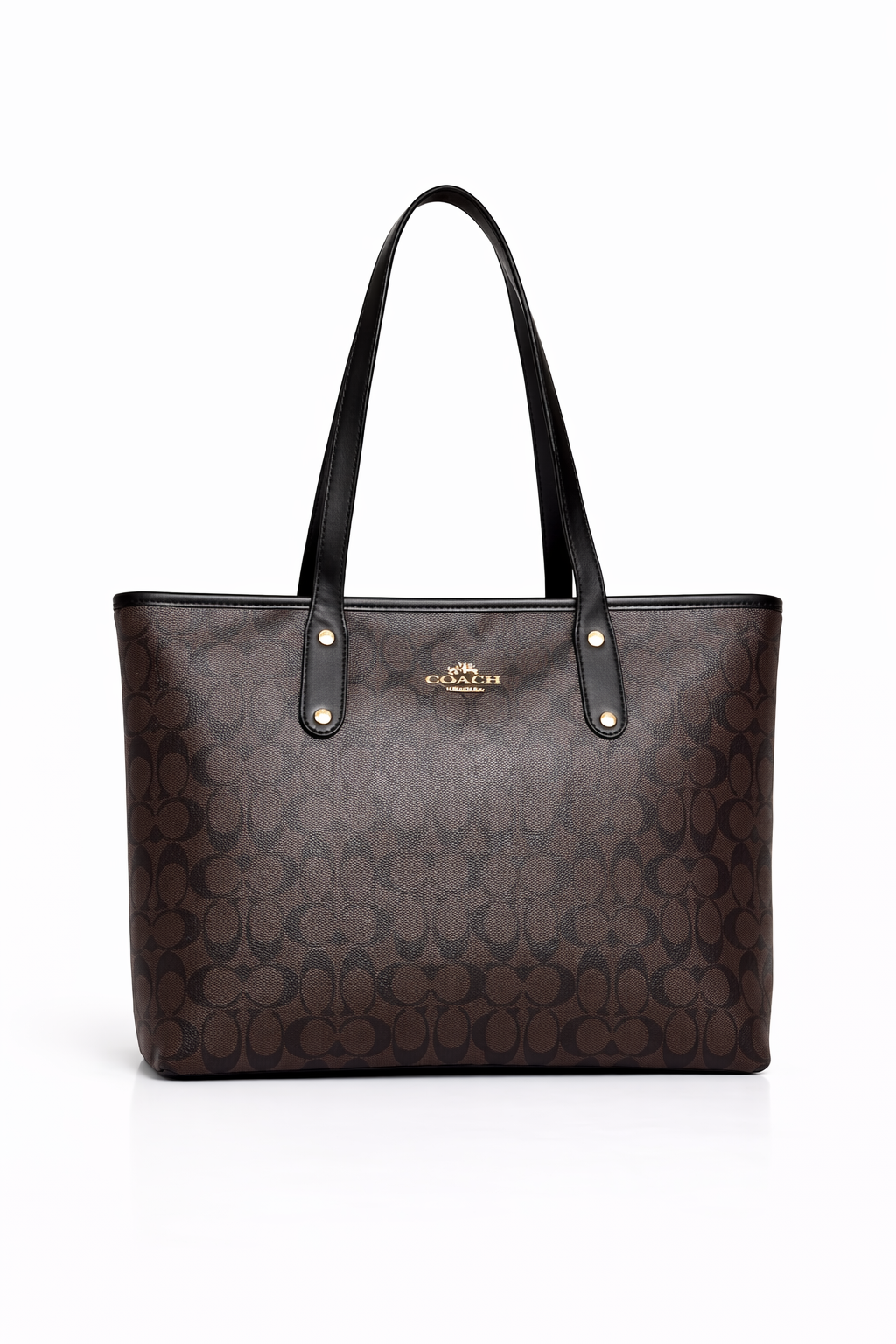Coach City Zip Tote In Signature Canvas